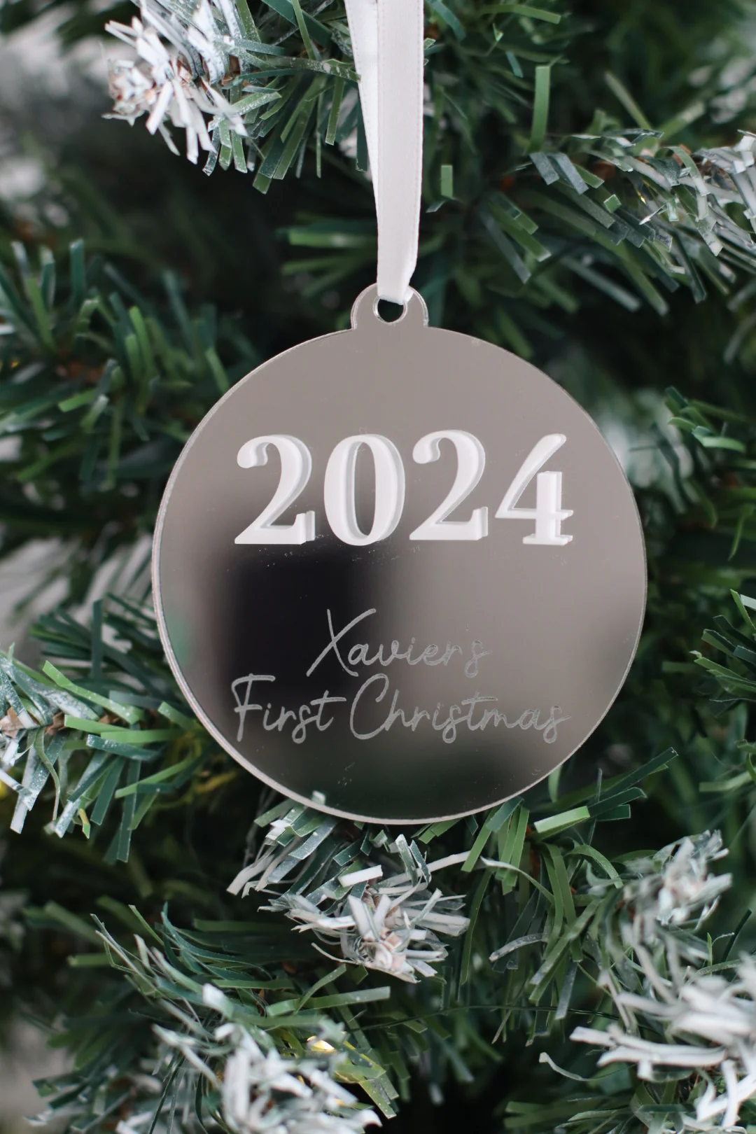 3D Christmas Bauble/Ornament - Acrylic Year