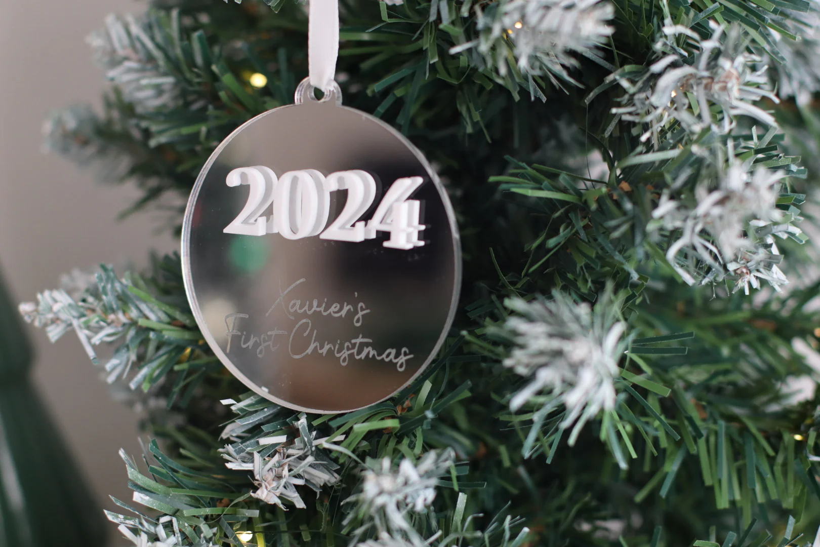 3D Christmas Bauble/Ornament - Acrylic Year - Image 2
