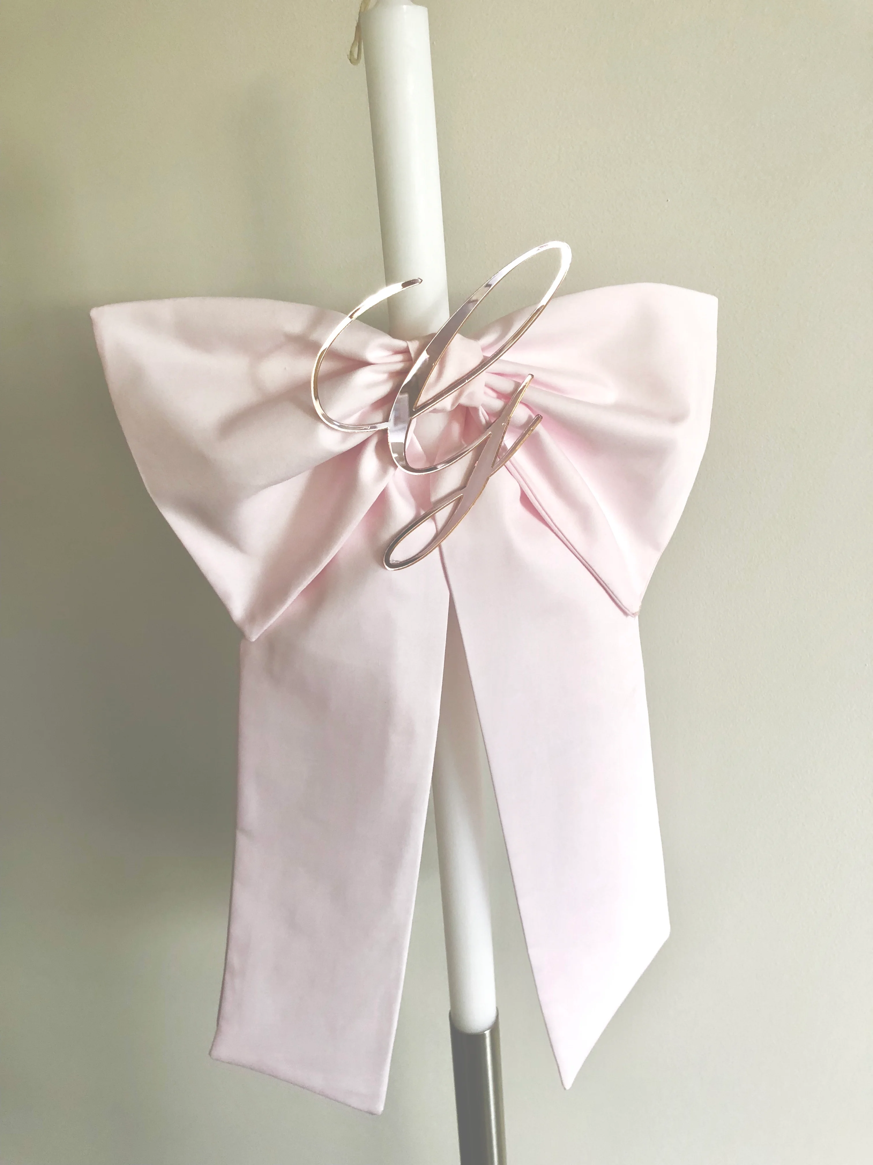 Orthodox Christening/Wedding Bow Candle | Lambatha - Image 3