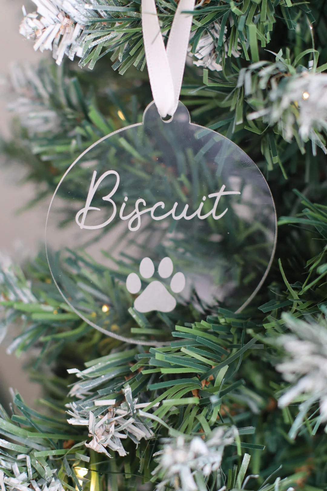 Christmas Ornament - Pet Paw Print - Image 2