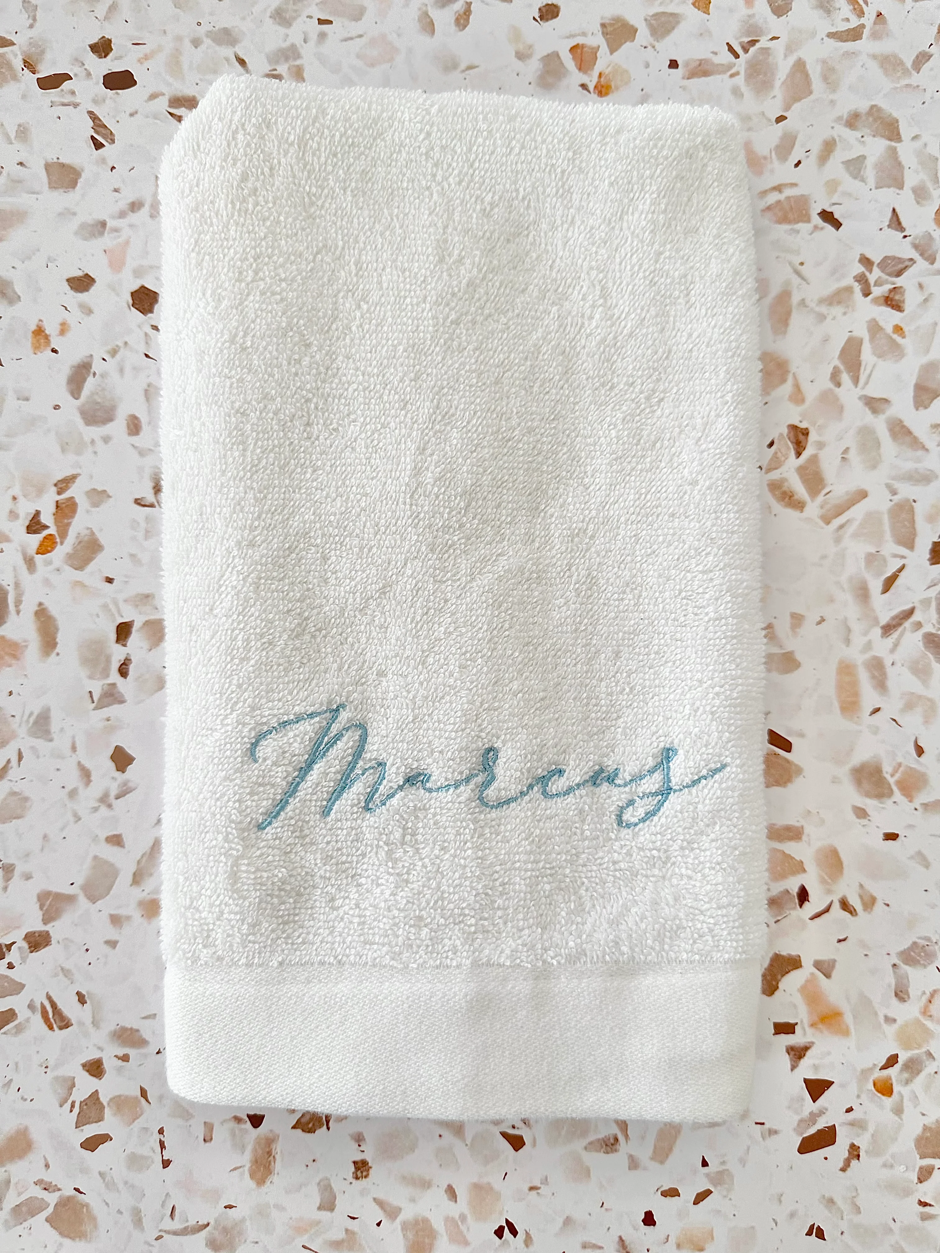Hand Towel ONLY - Marcus (Baby Blue)