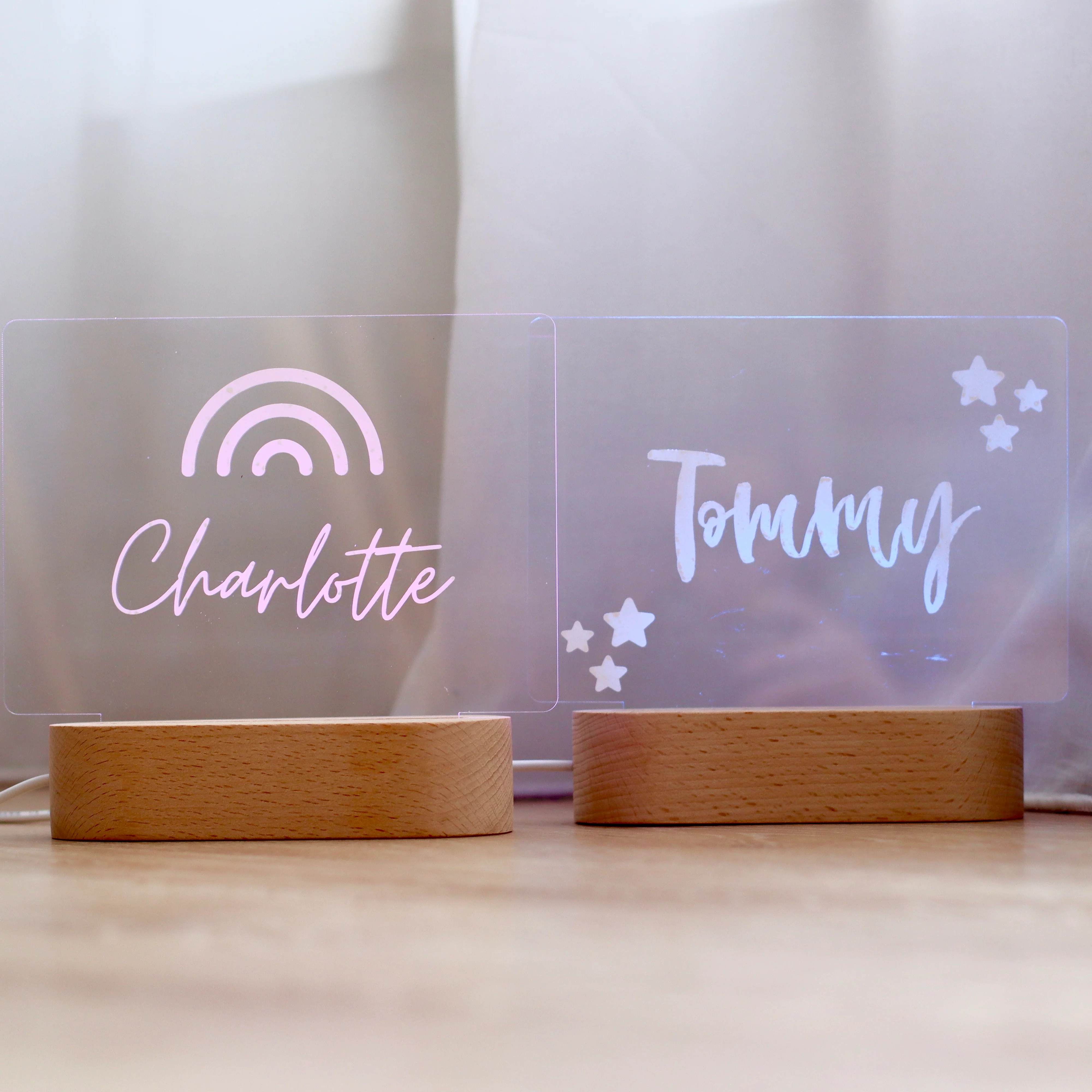 Personalised Night Light (Natural White)