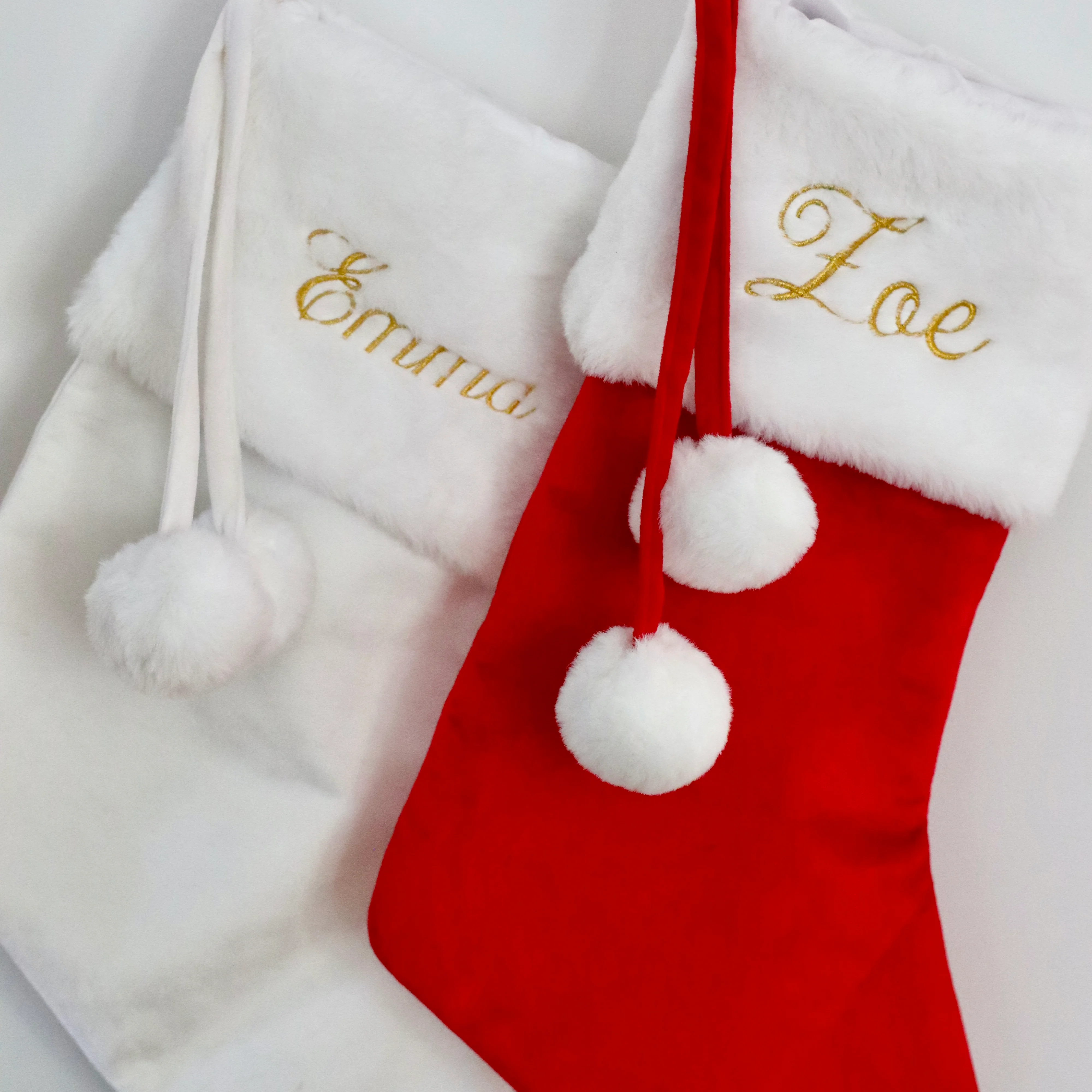 Velvet Christmas Stockings