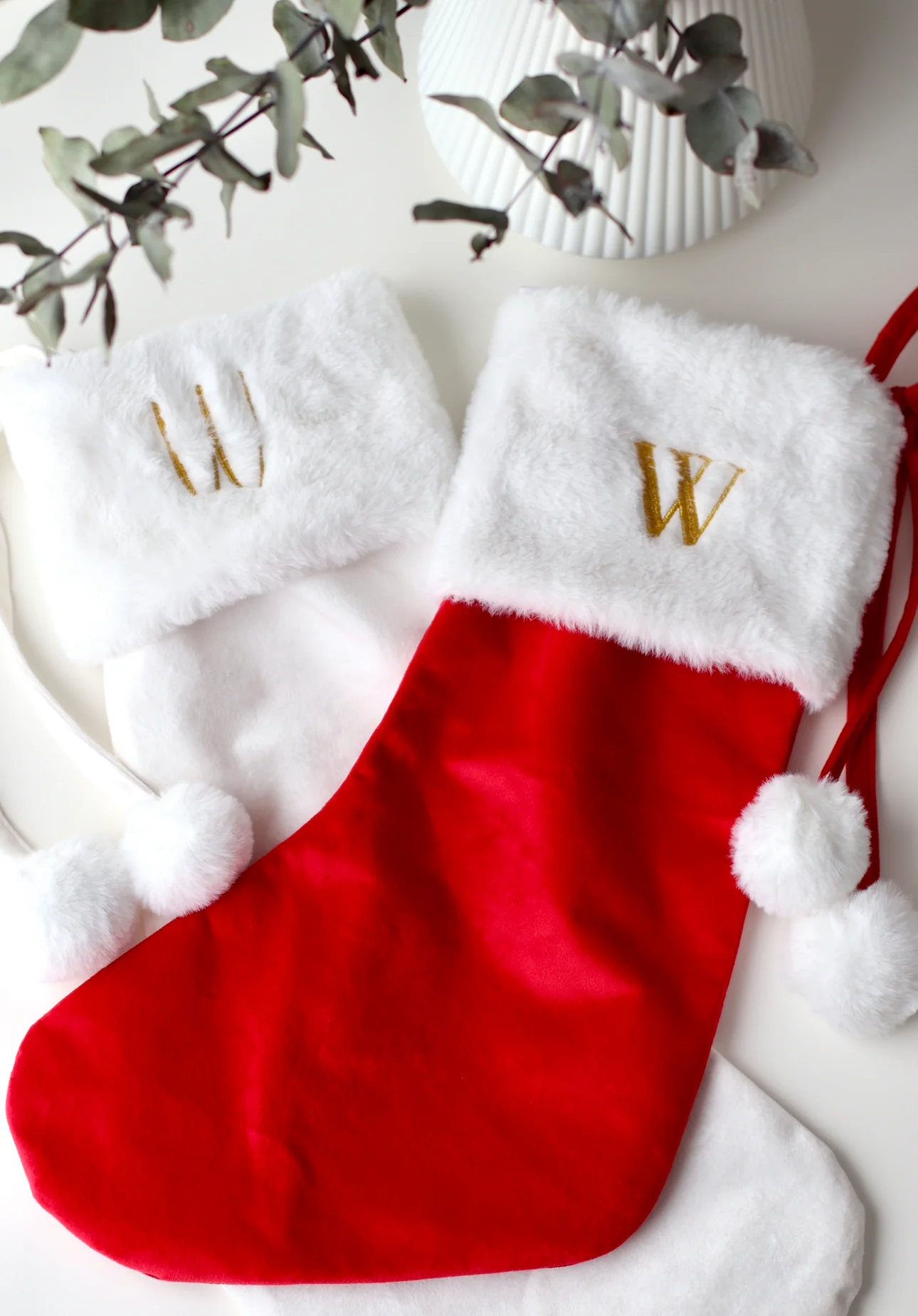 Velvet Christmas Stockings - Image 2
