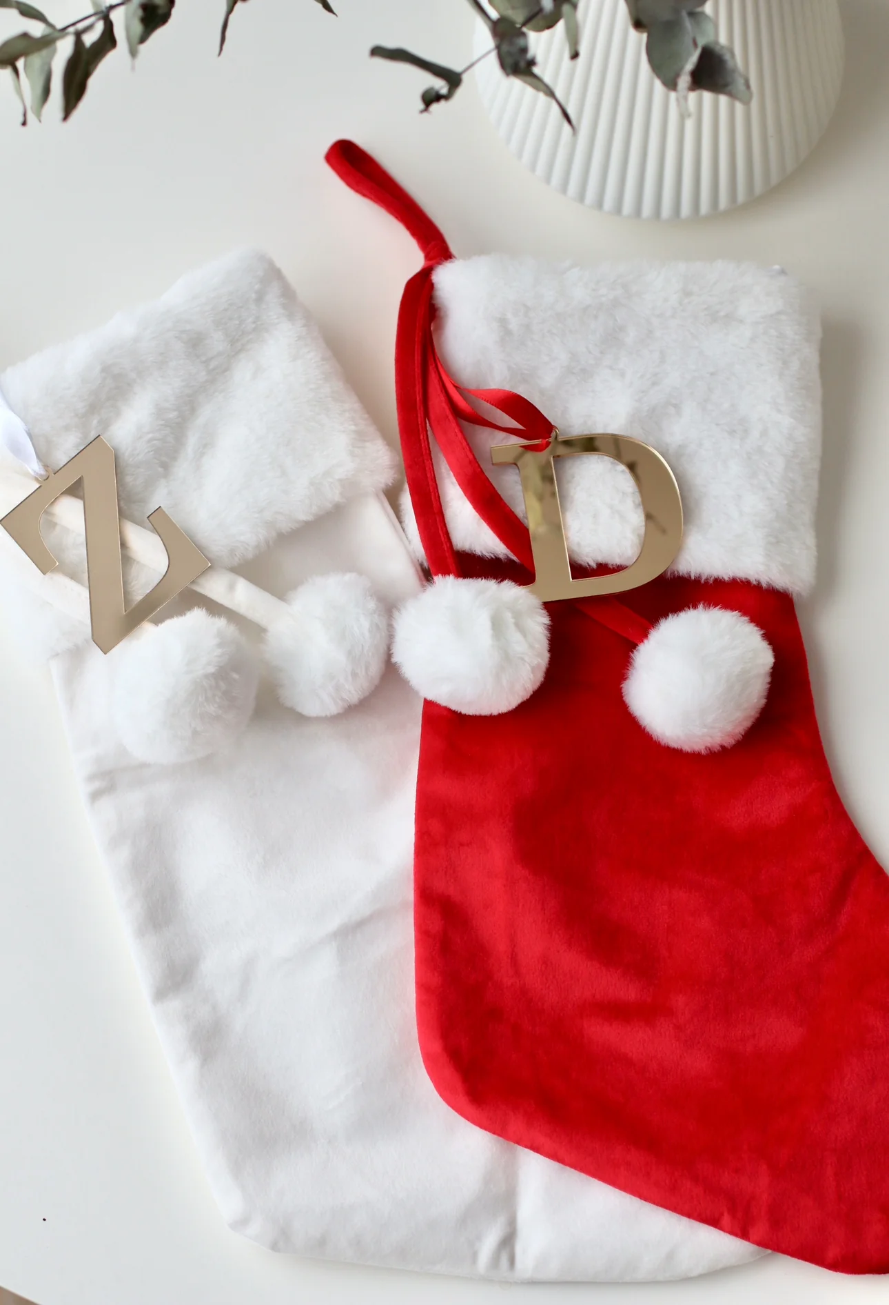 Velvet Christmas Stockings - Image 3