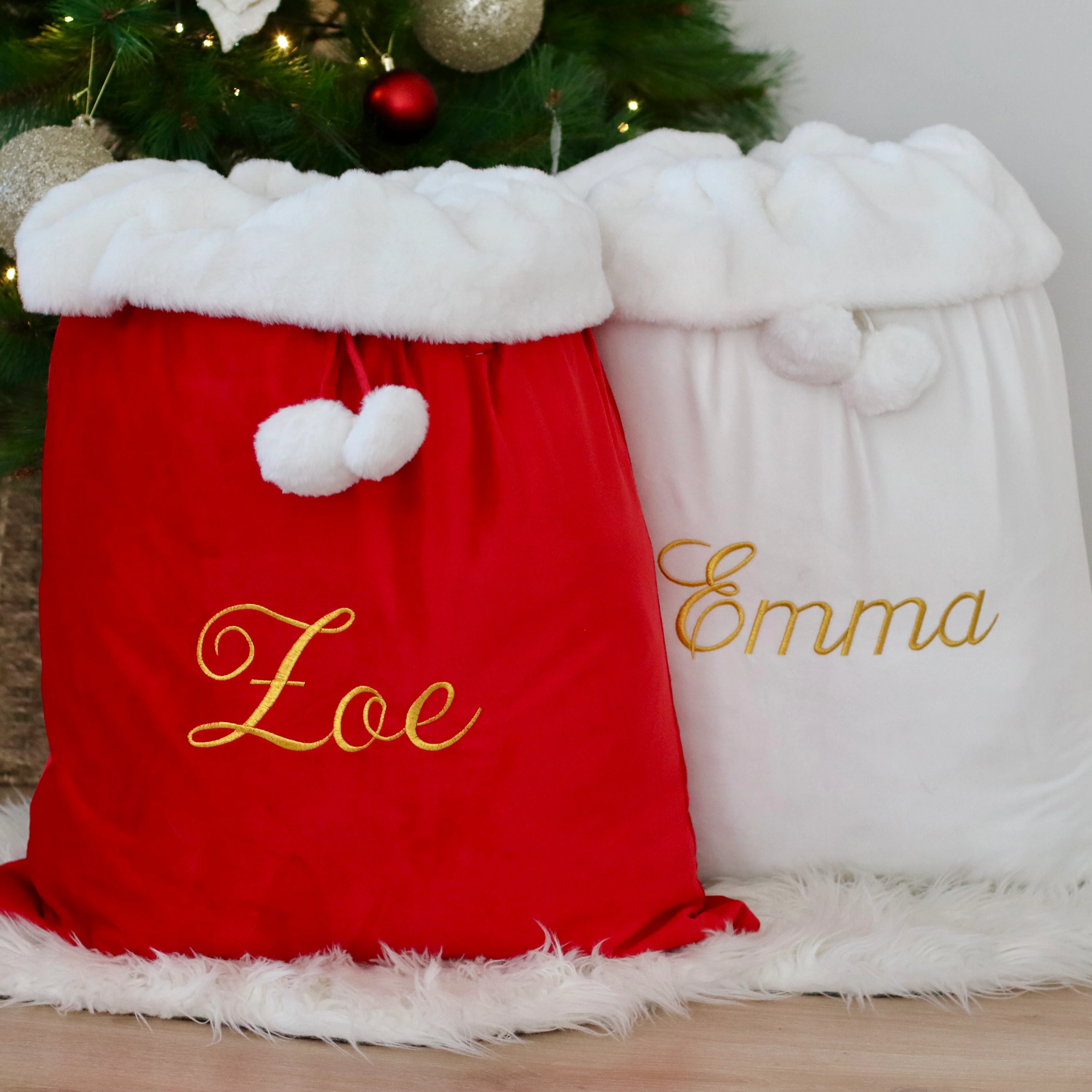 Personalised Velvet Santa Sack - Image 2